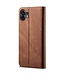 SoFetch SoFetch Koffiebruin Elegant Jeans Bookcase Hoesje voor de Nothing Phone (2)