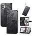 SoFetch SoFetch Zwart Vlinder Bookcase Hoesje met Polsbandje voor de Nothing Phone (2)