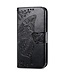 SoFetch SoFetch Zwart Vlinder Bookcase Hoesje met Polsbandje voor de Nothing Phone (2)