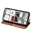 SoFetch SoFetch Bruin Ruiten Bookcase Hoesje voor de Nothing Phone (2)