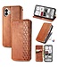 SoFetch SoFetch Bruin Ruiten Bookcase Hoesje voor de Nothing Phone (2)