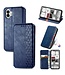 SoFetch SoFetch Blauw Ruiten Bookcase Hoesje voor de Nothing Phone (2)