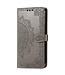 SoFetch SoFetch Grijs Mandala Bookcase Hoesje met Polsbandje voor de Nothing Phone (2)