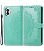 SoFetch SoFetch Groen Mandala Bookcase Hoesje met Polsbandje voor de Nothing Phone (2)