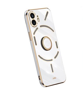 XinLi Wit Krasbestendig Houder TPU Hoesje Nothing Phone (2)