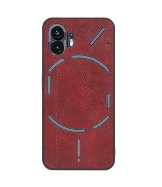 SoFetch Rood Stijlvol Hybride Hoesje Nothing Phone (2)