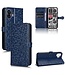 SoFetch SoFetch Dark Blauw Stippen Bookcase Hoesje met Polsbandje voor de Nothing Phone (2)