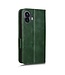 SoFetch SoFetch Groen Driehoekdesign Bookcase Hoesje voor de Nothing Phone (2)