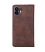SoFetch SoFetch Dark Bruin Stijlvol Zacht Bookcase Hoesje voor de Nothing Phone (2)