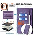 SoFetch SoFetch Paars RFID Stijlvol Bookcase Hoesje voor de Nothing Phone (2)