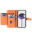 SoFetch SoFetch Oranje Portemonnee Bookcase Hoesje met Polsbandje voor de Nothing Phone (2)