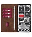 SoFetch SoFetch Bruin Magnetisch Bookcase Hoesje voor de Nothing Phone (2)