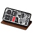 SoFetch SoFetch Bruin Magnetisch Bookcase Hoesje voor de Nothing Phone (2)