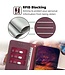 SoFetch SoFetch Bordeaux Rood RFID Zakelijk Bookcase Hoesje voor de Nothing Phone (2)