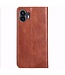SoFetch SoFetch Bruin Klassieke Bookcase Hoesje voor de Nothing Phone (2)