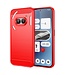 SoFetch Rood Carbontextuur TPU Hoesje voor de Nothing Phone (2a)