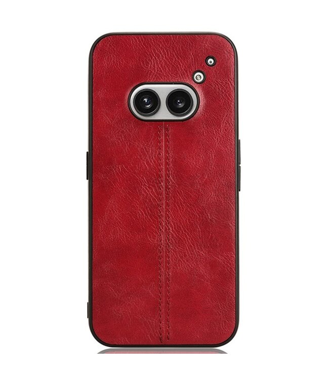 SoFetch Rood Koeienhuid Hybride Hoesje voor de Nothing Phone (2a)