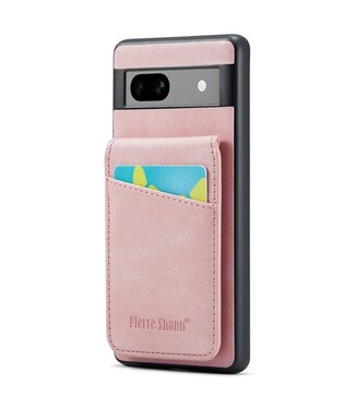 Fierre Shan Roze RFID Houder Backcover Hoesje Google Pixel 8a