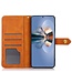 Khazneh Zwart Magnetisch Knopen Bookcase Hoesje voor de Motorola G32