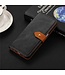 Khazneh Zwart Magnetisch Knopen Bookcase Hoesje voor de Motorola G32