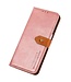 Khazneh Roze Magnetisch Knopen Bookcase Hoesje voor de Motorola G32