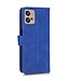 SoFetch Blauw Magnetisch Zacht Bookcase Hoesje voor de Motorola G32