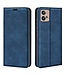 SoFetch Blauw Magnetisch Modern Bookcase Hoesje voor de Motorola G32