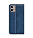 SoFetch Blauw Magnetisch Modern Bookcase Hoesje voor de Motorola G32