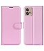 SoFetch Roze Litchee Bookcase Hoesje voor de Motorola G32