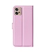 SoFetch Roze Litchee Bookcase Hoesje voor de Motorola G32