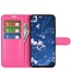 SoFetch Roze Litchee Bookcase Hoesje voor de Motorola G32