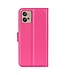 SoFetch Roze Litchee Bookcase Hoesje voor de Motorola G32