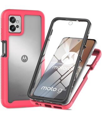 SoFetch Roze Valbestendig Fullbody Hoesje Motorola G32