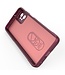 SoFetch Bordeaux Rood Krasbestendig Raster TPU Hoesje voor de Motorola G32