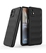 SoFetch Donkerblauw Krasbestendig Raster TPU Hoesje voor de Motorola G32