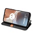 SoFetch Zwart Magnetisch Ruiten Bookcase Hoesje voor de Motorola G32