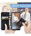 SoFetch Zwart Magnetisch Ruiten Bookcase Hoesje voor de Motorola G32