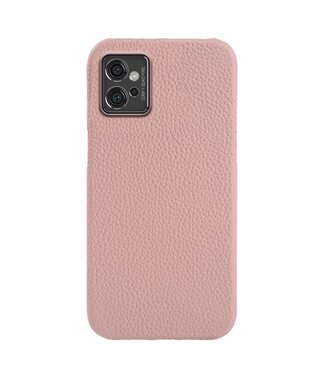 SoFetch Roze Krasbestendig Litchee Hybride Hoesje Motorola G32