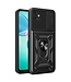 SoFetch Zwart Lensbescherming Houder Hybride Hoesje voor de Motorola G32