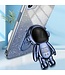SoFetch Blauw Houder Astronaut Hybride Hoesje voor de Motorola G32