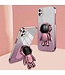 SoFetch Roze Houder Astronaut Hybride Hoesje voor de Motorola G32