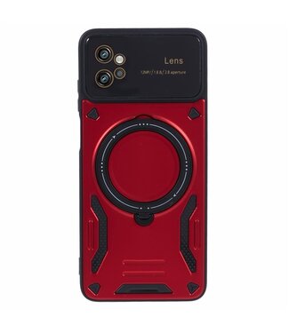 SoFetch Rood MagSafe Ring Houder Hybride Hoesje Motorola G32