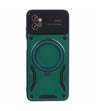 SoFetch Groen MagSafe Ring Houder Hybride Hoesje Motorola G32