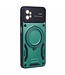 SoFetch Groen MagSafe Ring Houder Hybride Hoesje voor de Motorola G32
