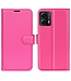 SoFetch Roze Litchee Bookcase Hoesje voor de Motorola G53