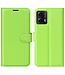 SoFetch Groen Litchee Bookcase Hoesje voor de Motorola G53