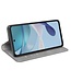 SoFetch Grijs Magnetisch Zacht Bookcase Hoesje voor de Motorola G53