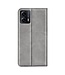 SoFetch Grijs Magnetisch Zacht Bookcase Hoesje voor de Motorola G53