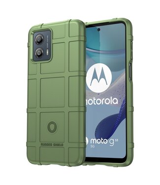 SoFetch Groen Raster TPU Hoesje Motorola G53