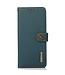 Khazneh Groen RFID Drukknoop Bookcase Hoesje voor de Motorola G53